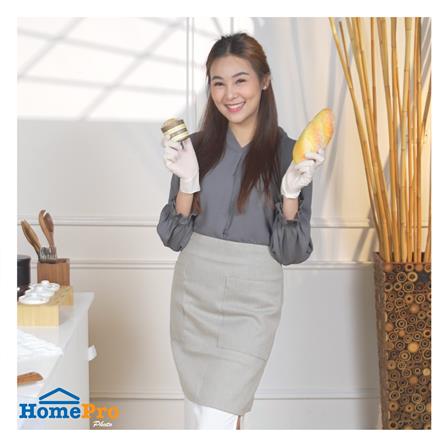 ชุดกันเปื้อนครึ่งตัว KECH ESSENCE สีเทา_6