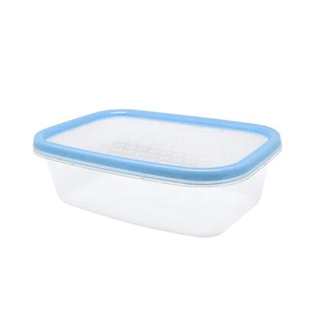 กล่องอาหารเหลี่ยม 0.6 ลิตร KECH NICE สีฟ้า แพ็ก 4 ชิ้น_3