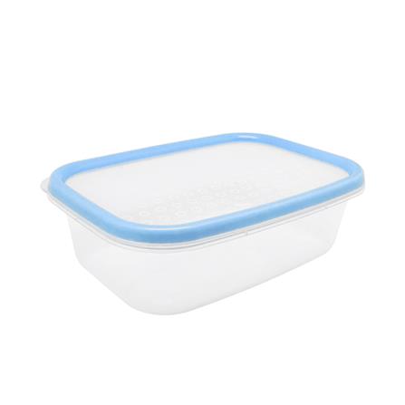 กล่องอาหารเหลี่ยม 0.6 ลิตร KECH NICE สีฟ้า แพ็ก 4 ชิ้น_4