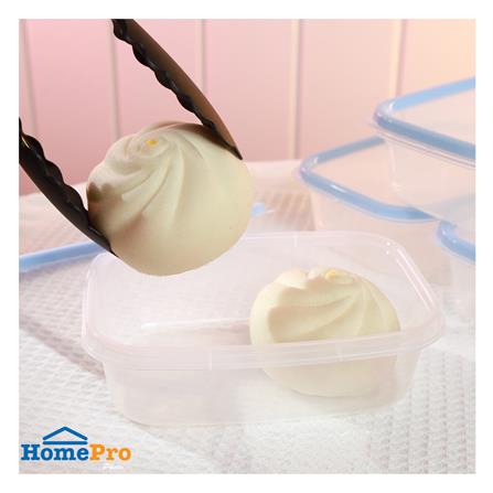 กล่องอาหารเหลี่ยม 0.6 ลิตร KECH NICE สีฟ้า แพ็ก 4 ชิ้น_6