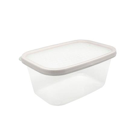 กล่องอาหารเหลี่ยม 1 ลิตร KECH NICE สีเทา แพ็ก 3 ชิ้น_2