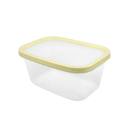กล่องอาหารเหลี่ยม 1 ลิตร KECH NICE สีเหลือง แพ็ก 3 ชิ้น_3