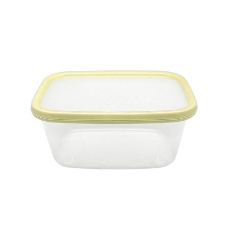 กล่องอาหารเหลี่ยม 1 ลิตร KECH NICE สีเหลือง แพ็ก 3 ชิ้น_4