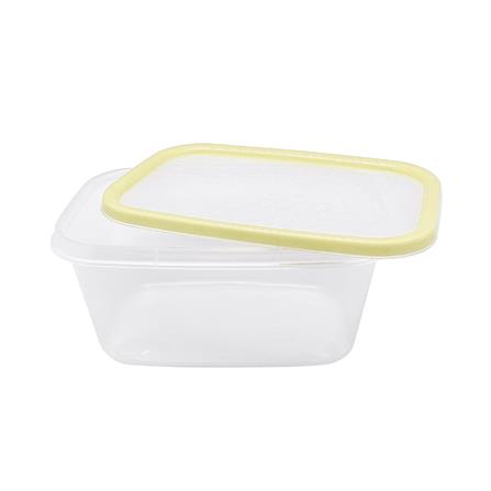 กล่องอาหารเหลี่ยม 1 ลิตร KECH NICE สีเหลือง แพ็ก 3 ชิ้น_6