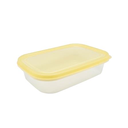 กล่องอาหารเหลี่ยม 0.8 ลิตร KECH NOLA สีเหลือง แพ็ก 3 ชิ้น_3