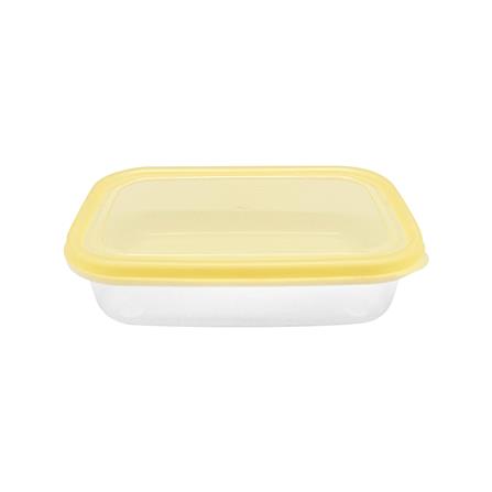 กล่องอาหารเหลี่ยม 0.8 ลิตร KECH NOLA สีเหลือง แพ็ก 3 ชิ้น_2
