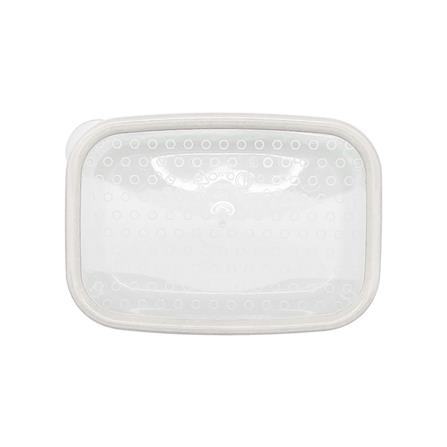 กล่องอาหารเหลี่ยม 0.6 ลิตร KECH NICE สีเทา แพ็ก 4 ชิ้น_5