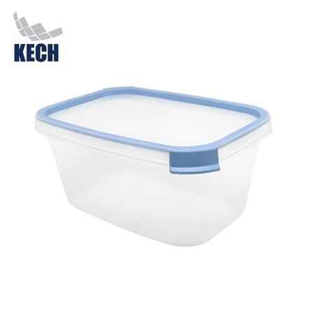 กล่องอาหารเหลี่ยม 1 ลิตร KECH NEAT สีฟ้า_0