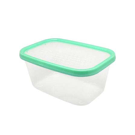 กล่องอาหารเหลี่ยม 1 ลิตร KECH NICE สีเขียว แพ็ก 3 ชิ้น_2