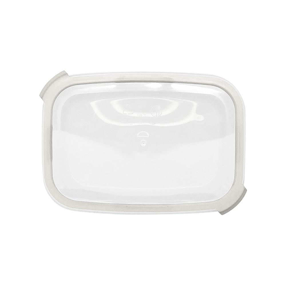 กล่องอาหารเหลี่ยม 0.6 ลิตร KECH NEAT สีเทา