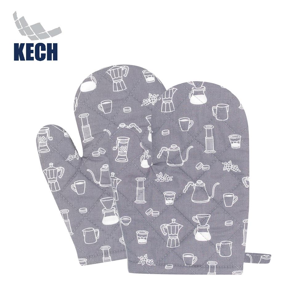 ถุงมือจับภาชนะร้อน KECH COFFEE สีเทา (แพ็ก 2 ใบ)