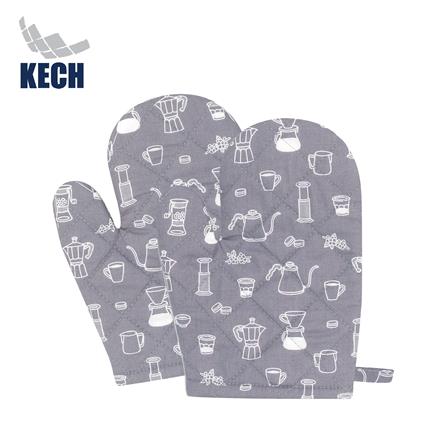 ถุงมือจับภาชนะร้อน KECH COFFEE สีเทา (แพ็ก 2 ใบ)_0