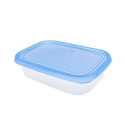 กล่องอาหารเหลี่ยม 0.8 ลิตร KECH NOLA สีฟ้า แพ็ก 3 ชิ้น_3