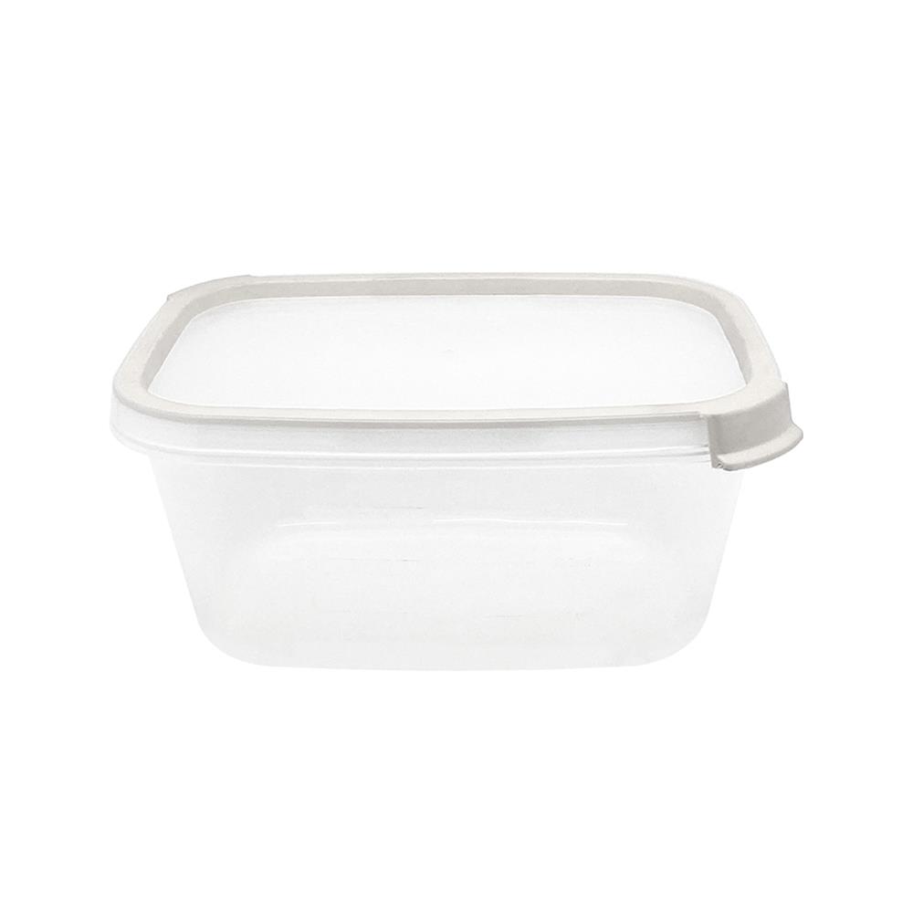 กล่องอาหารเหลี่ยม 1 ลิตร KECH NEAT สีเทา