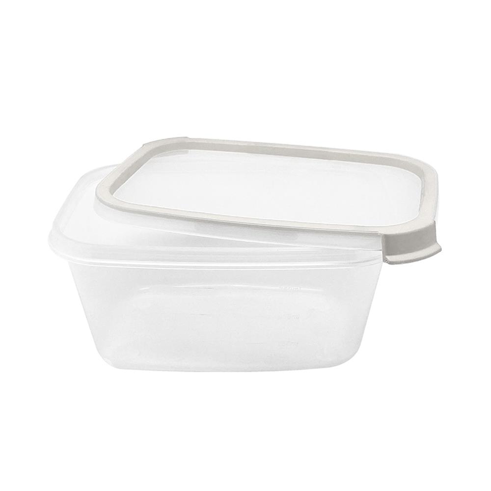 กล่องอาหารเหลี่ยม 1 ลิตร KECH NEAT สีเทา