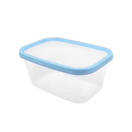 กล่องอาหารเหลี่ยม 1 ลิตร KECH NICE สีฟ้า แพ็ก 3 ชิ้น_3