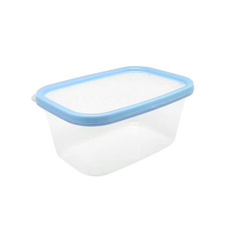 กล่องอาหารเหลี่ยม 1 ลิตร KECH NICE สีฟ้า แพ็ก 3 ชิ้น_2
