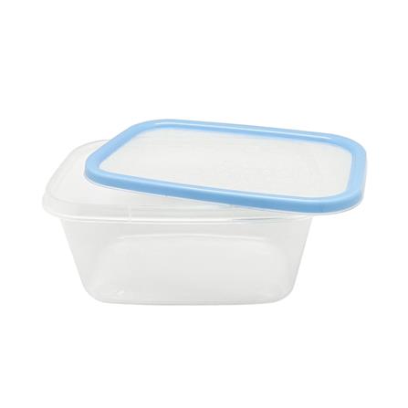 กล่องอาหารเหลี่ยม 1 ลิตร KECH NICE สีฟ้า แพ็ก 3 ชิ้น_5