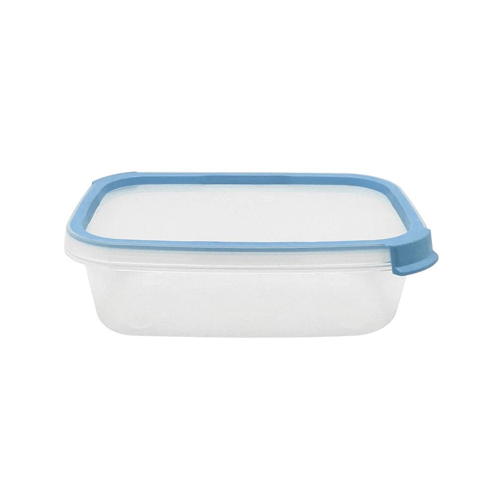 กล่องอาหารเหลี่ยม 0.6 ลิตร KECH NEAT สีฟ้า