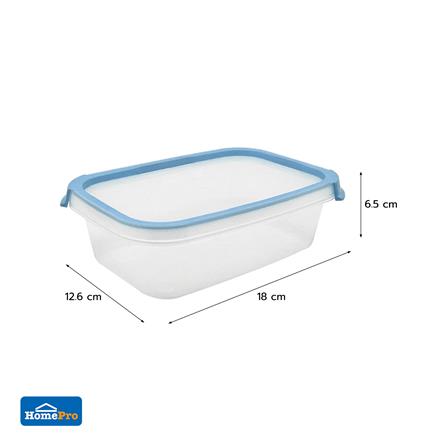 กล่องอาหารเหลี่ยม 0.6 ลิตร KECH NEAT สีฟ้า_7