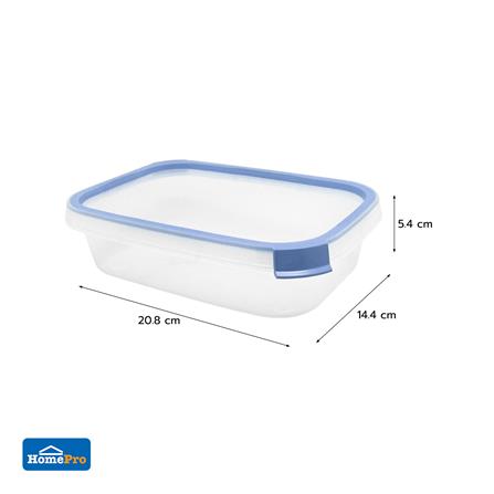 กล่องอาหารเหลี่ยม 0.8 ลิตร KECH NEAT สีฟ้า_8