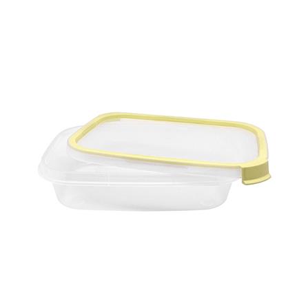 กล่องอาหารเหลี่ยม 0.8 ลิตร KECH NEAT สีเหลือง_4