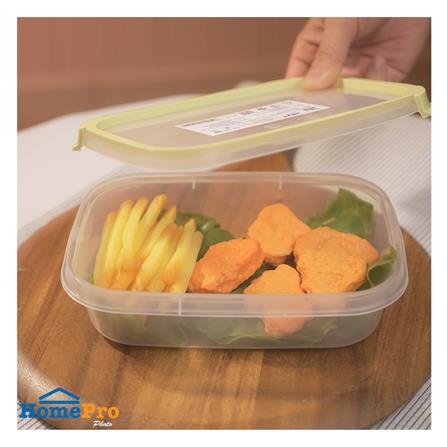 กล่องอาหารเหลี่ยม 0.8 ลิตร KECH NEAT สีเหลือง_6