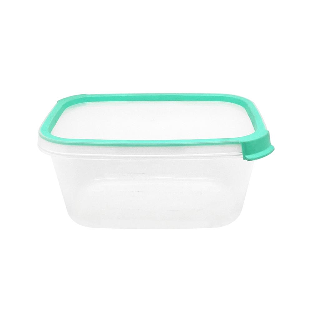 กล่องอาหารเหลี่ยม 1 ลิตร KECH NEAT สีเขียว