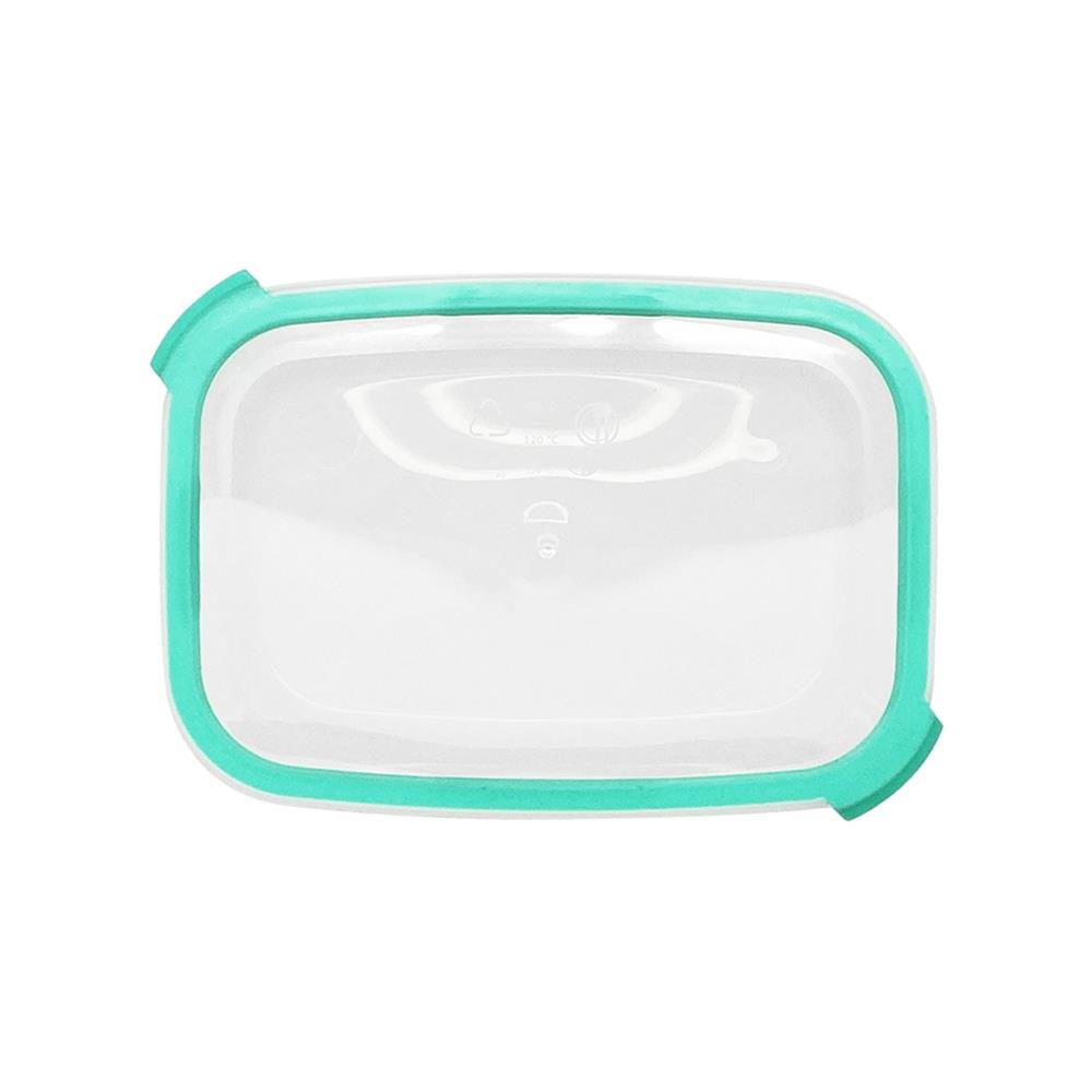 กล่องอาหารเหลี่ยม 0.6 ลิตร KECH NEAT สีเขียว