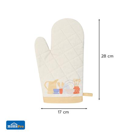 ถุงมือจับภาชนะร้อน KECH COOKING สีครีม_5