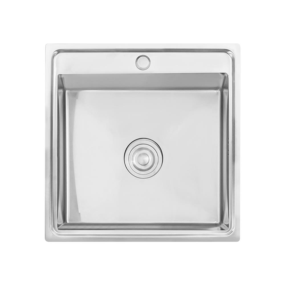 ซิงค์ฝัง 1 หลุม AXIA PRECIOUS 5050 สีเงิน