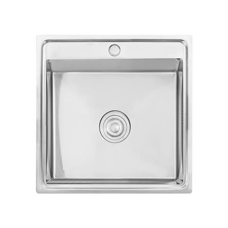 ซิงค์ฝัง 1 หลุม AXIA PRECIOUS 5050 สีเงิน_0