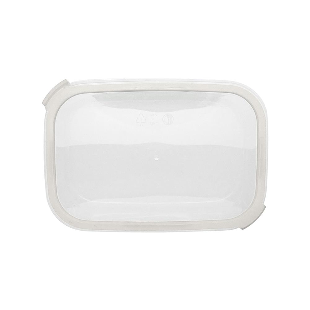 กล่องอาหารเหลี่ยม 0.8 ลิตร KECH NEAT สีเทา