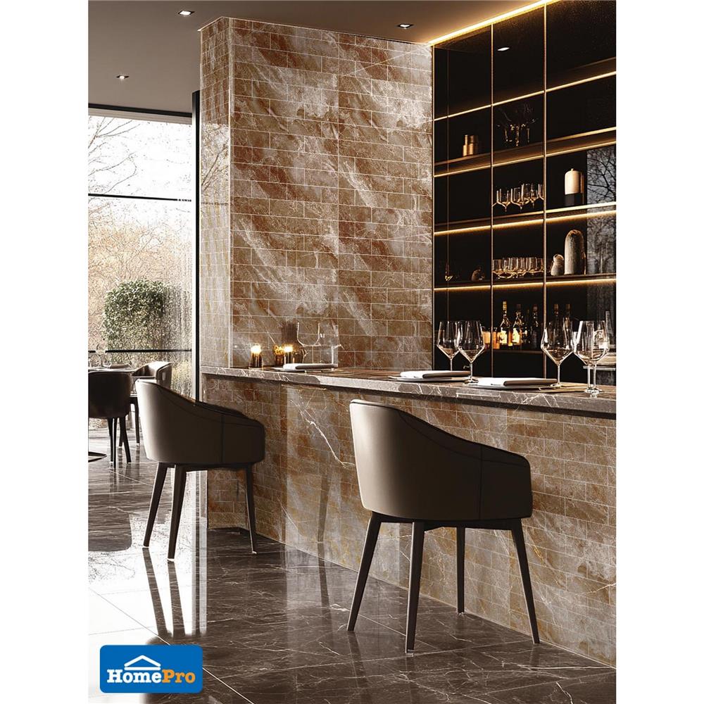 กระเบื้องผนัง 30x60 ซม. TARA อีคอน บริค บราวน์ 1.44 ตร.ม.