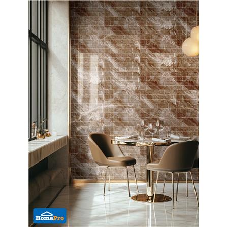 กระเบื้องผนัง 30x60 ซม. TARA อีคอน บริค บราวน์ 1.44 ตร.ม._3
