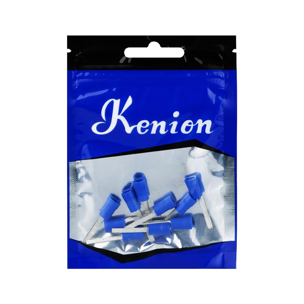 หางปลาก้านไม้ขีดแบนหุ้ม KENION 2-18/2.3 สีน้ำเงิน (แพ็ก 10 ชิ้น)
