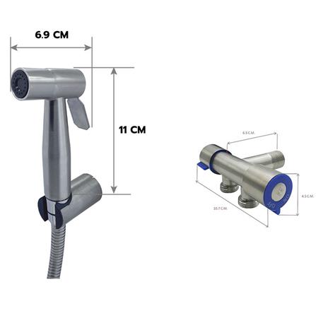 สายฉีดชำระครบชุด LUZERN HOME-201-1S สเตนเลส_2