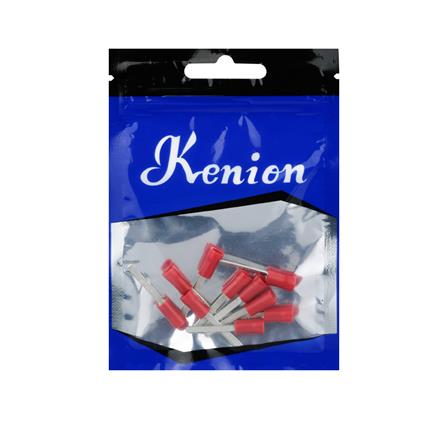 หางปลาก้านไม้ขีดแบนหุ้ม KENION 1.25-18/2.3 สีแดง (แพ็ก 10 ชิ้น)_2
