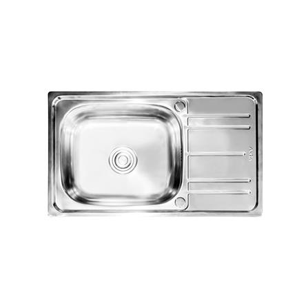 ซิงค์ฝัง 1 หลุม 1 ที่พัก AXIA PP7545 เงิน_0