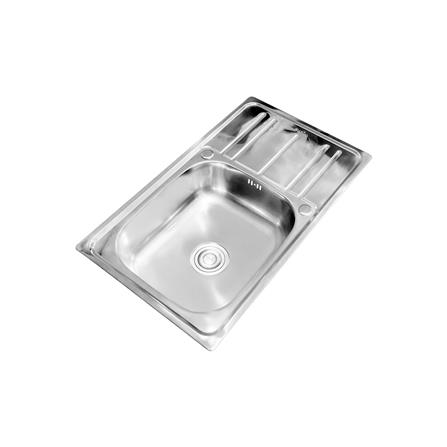 ซิงค์ฝัง 1 หลุม 1 ที่พัก AXIA PP7545 เงิน_1