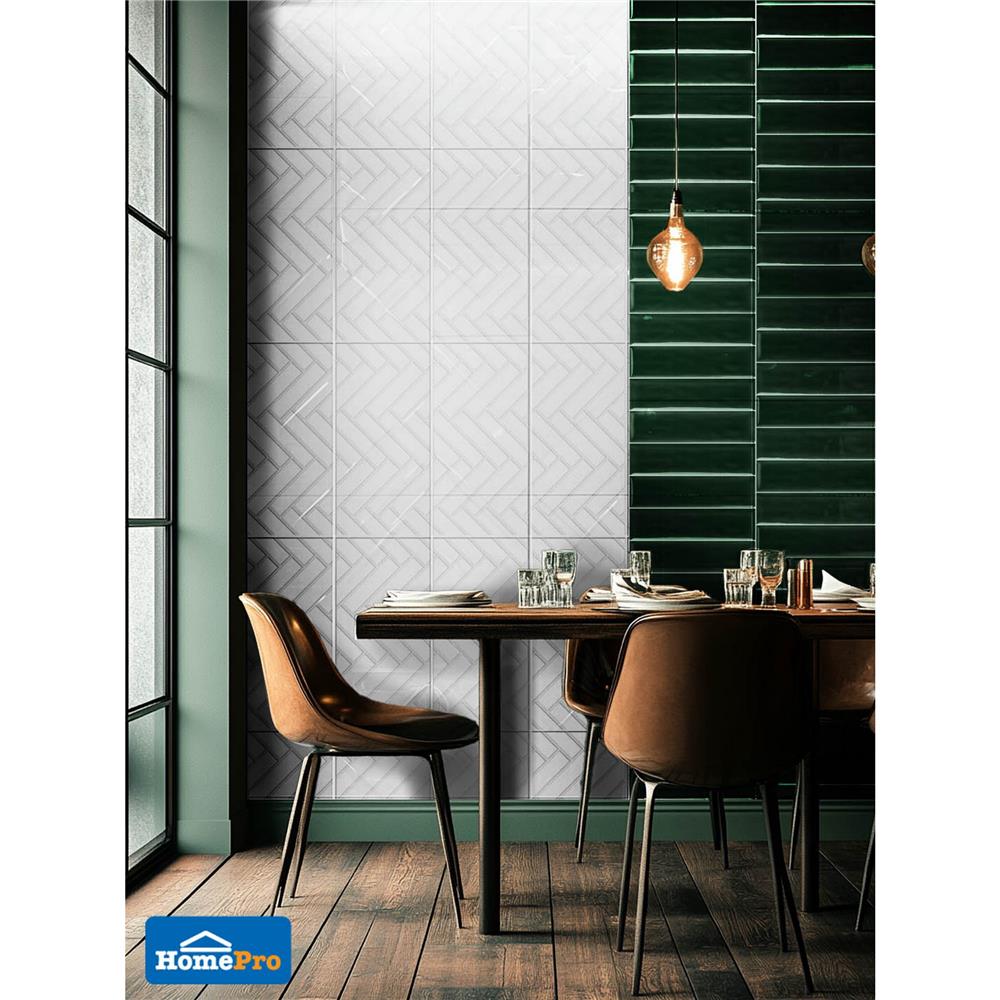 กระเบื้องผนัง 30x60 ซม. TARA เร้กกี้ ไวท์ 1.44 ตร.ม.