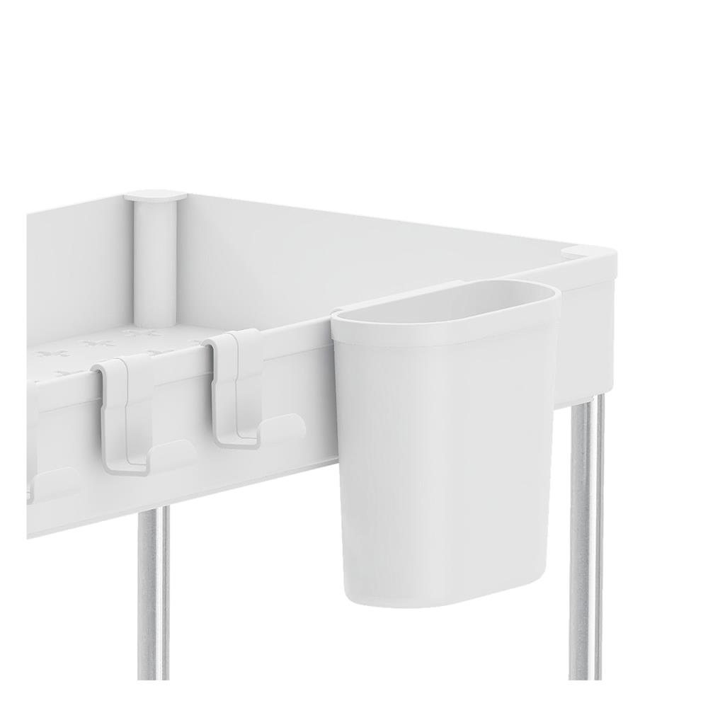 ชั้นวางอเนกประสงค์ 2 ชั้น สไลด์ได้ KECH AMASS สีขาว