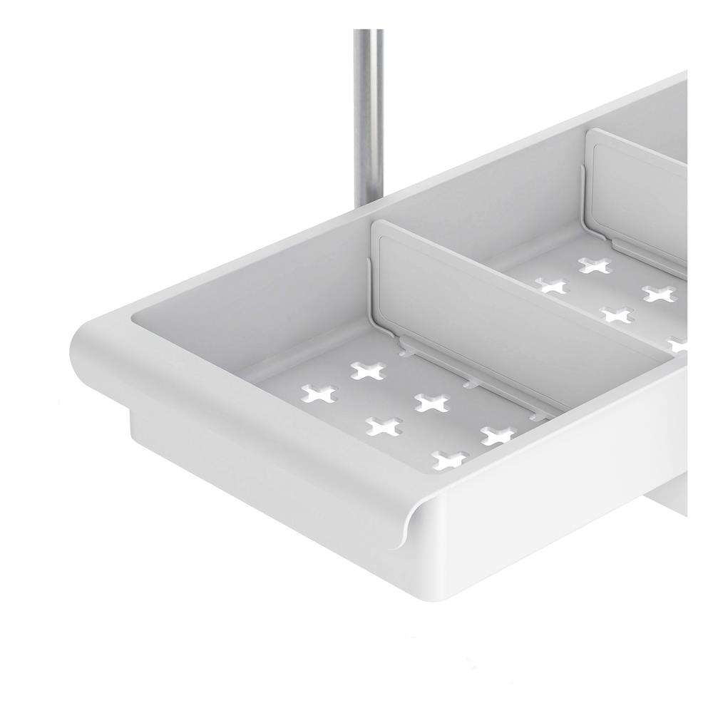 ชั้นวางอเนกประสงค์ 2 ชั้น สไลด์ได้ KECH AMASS สีขาว