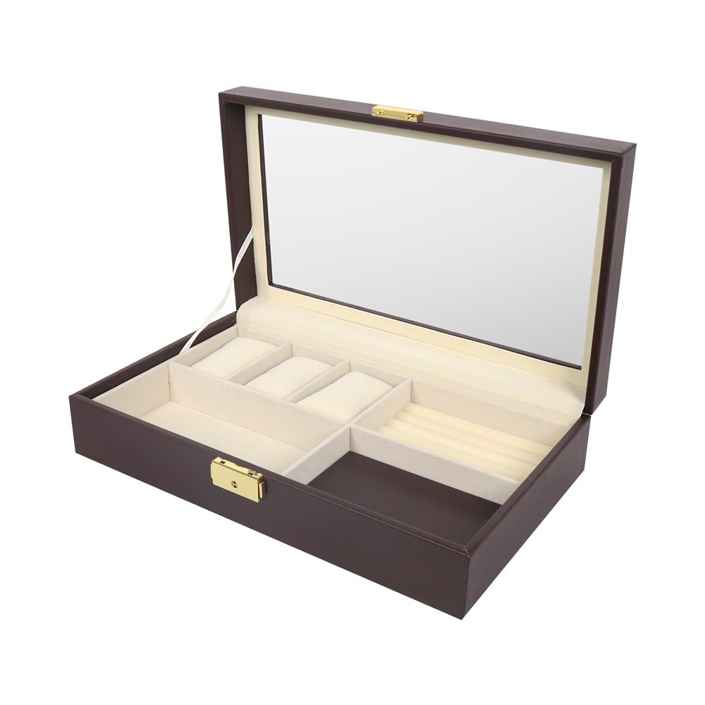 กล่องใส่เครื่องประดับ STACKO 33.5X19.5X8.25 ซม. สีน้ำตาล