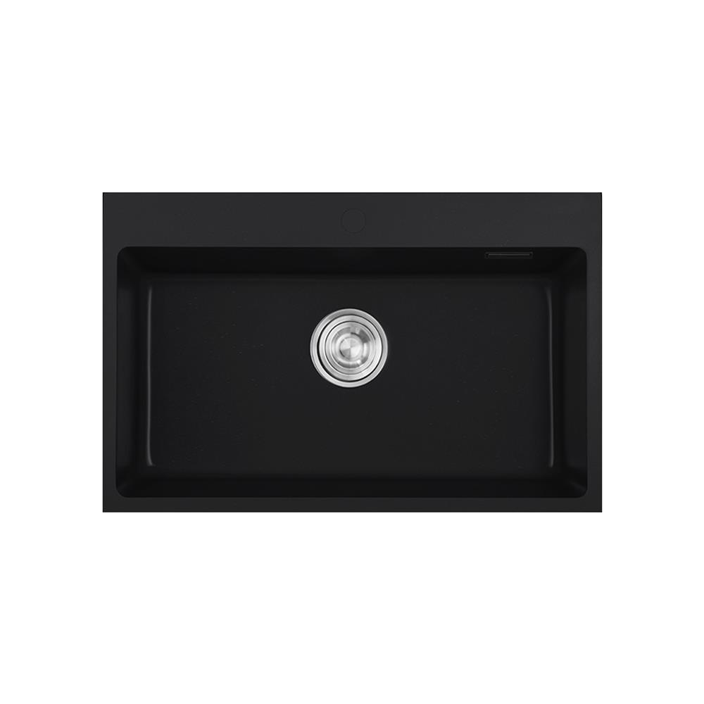 ซิงค์ฝัง 1 หลุม AXIA METALLICA 80 BK สีดำ