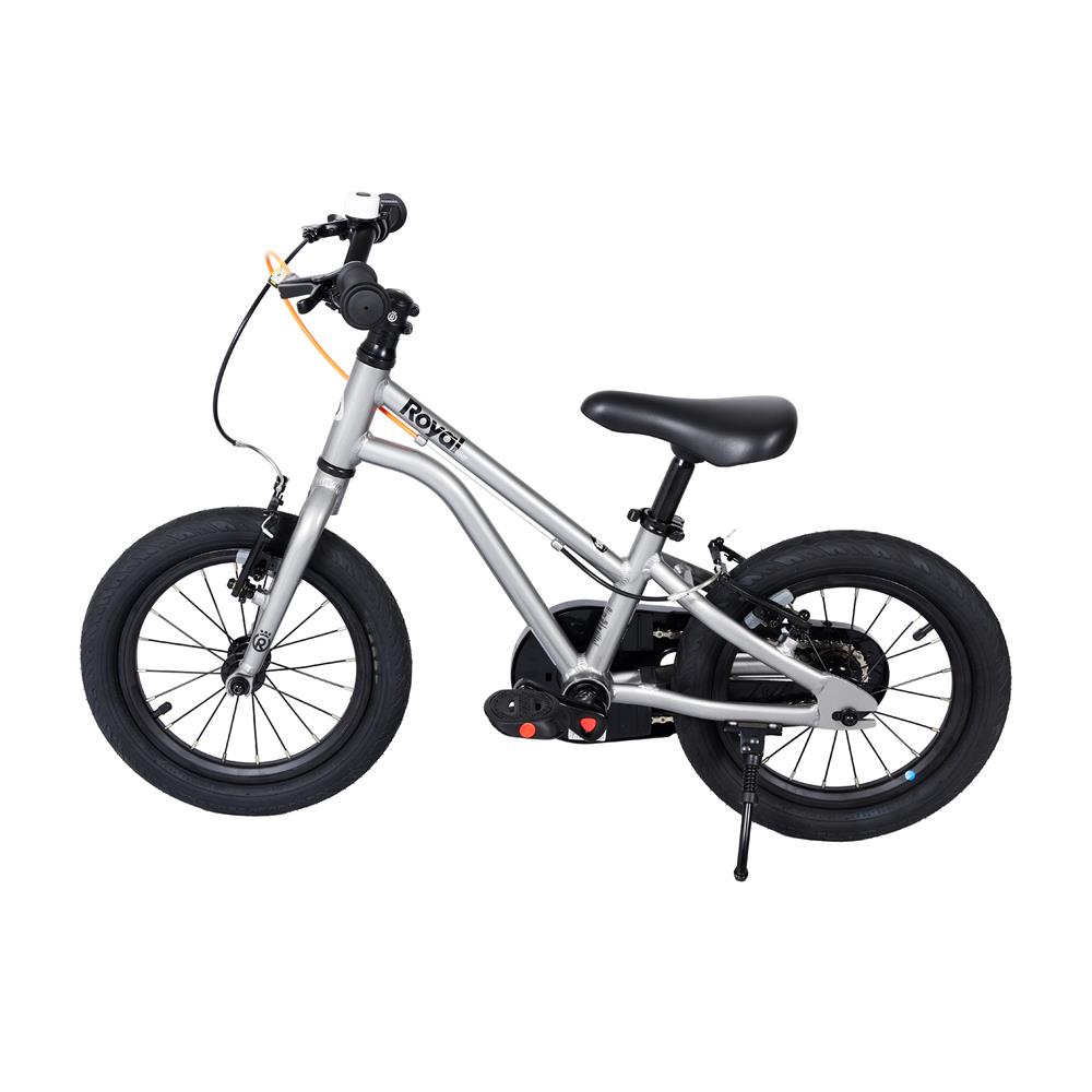 จักรยานเด็ก 14 นิ้ว ROYAL BABY EZ KABLE สีเทา