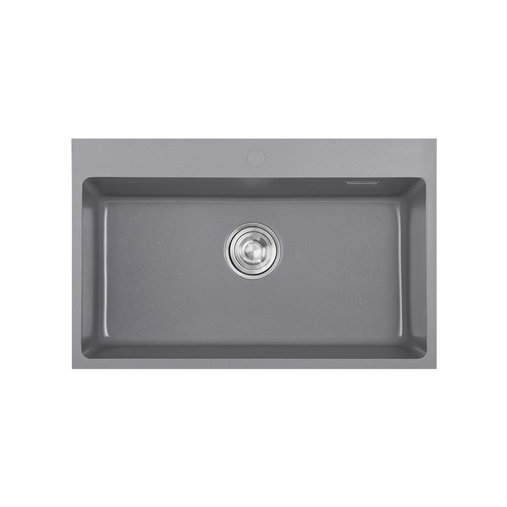 ซิงค์ฝัง 1 หลุม AXIA METALLICA 80 GY สีเทา