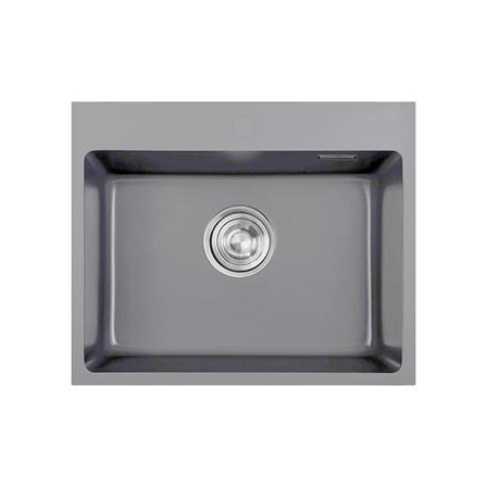 ซิงค์ฝัง 1 หลุม AXIA METALLICA 60 GY สีเทา_0