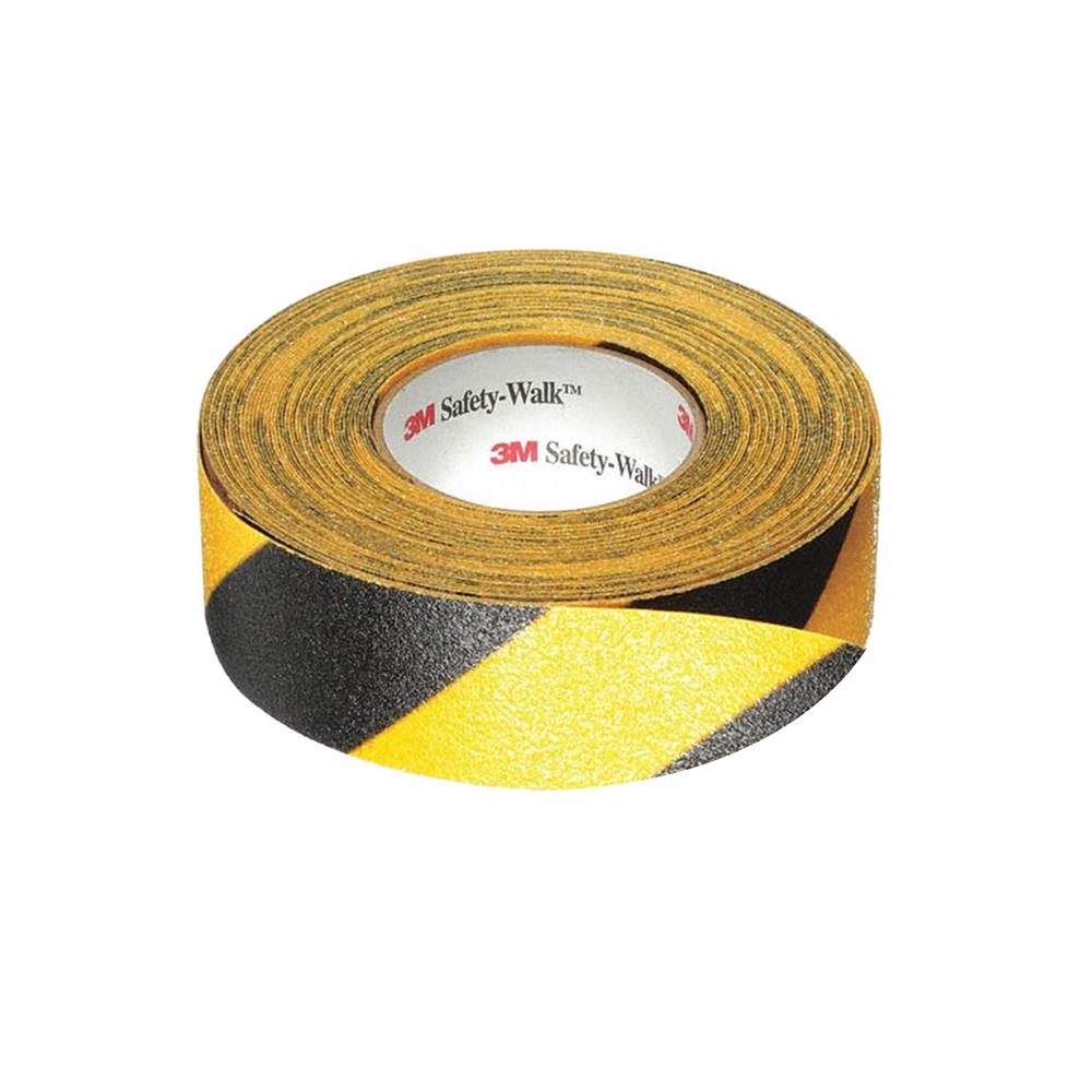 เทปกันลื่นชนิดหยาบมาก 3M SAFETY WALK 613 2 นิ้ว x 60 ฟุต สีดำ/เหลือง