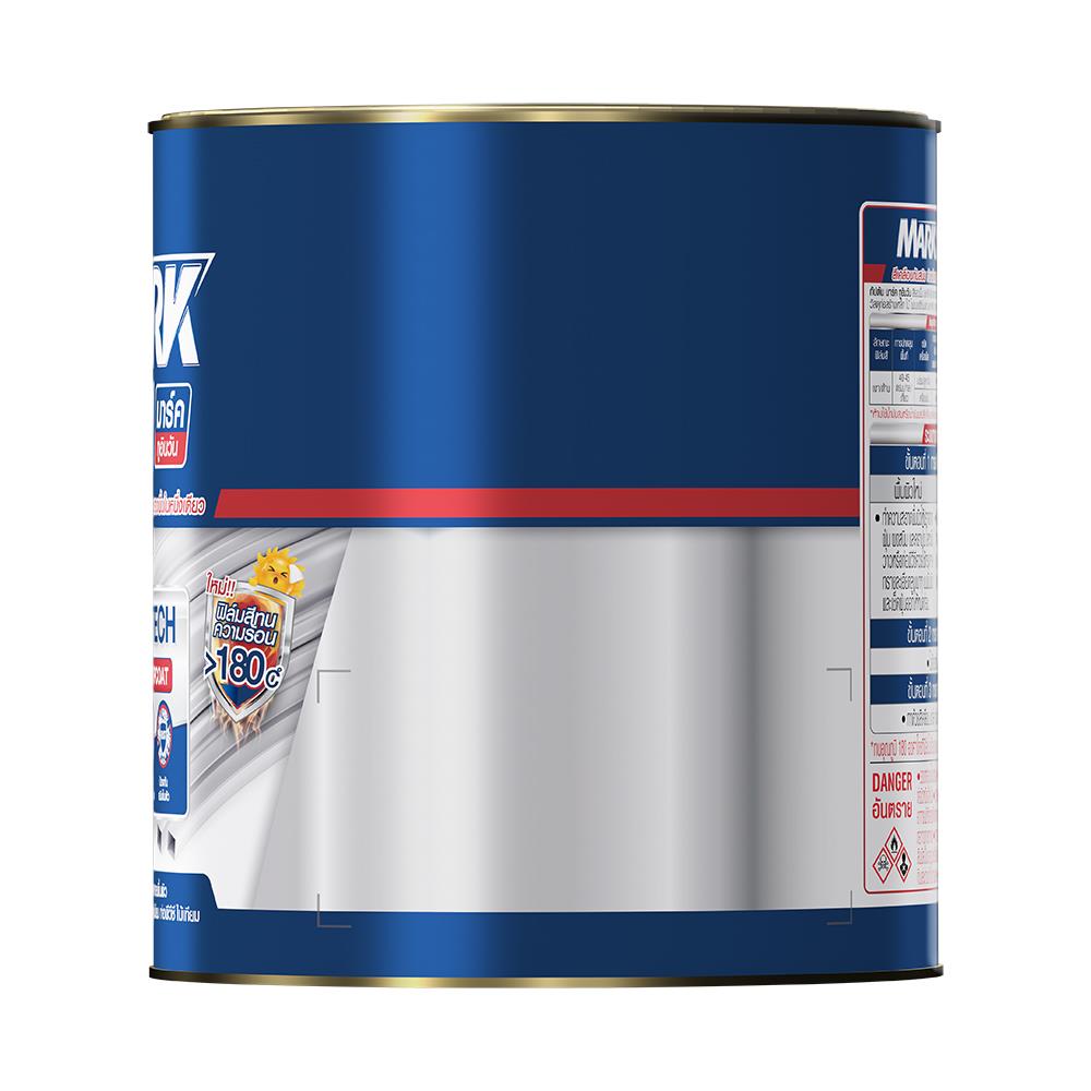 สีเคลือบกันสนิม CAPTAIN MARK 2 IN 1 MG800 สีดำ เงา 1/4 แกลลอน